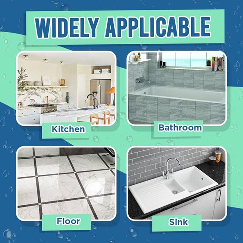 Wall Tile Grout Restoring Agent Tile Gap Repair Bathroom Porcelain Filling Grout Waterproof Cleaner with Scraper