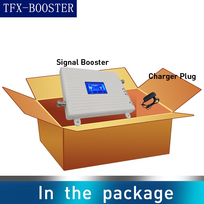 TFX-BOOSTER Gsm 900 Lte 1800 Mhz Mobiele Signaal Repeater 23dBm 70dB Gain 2G Gsm 4G Lte Cellulaire Booster versterker 2G 4G Antenne