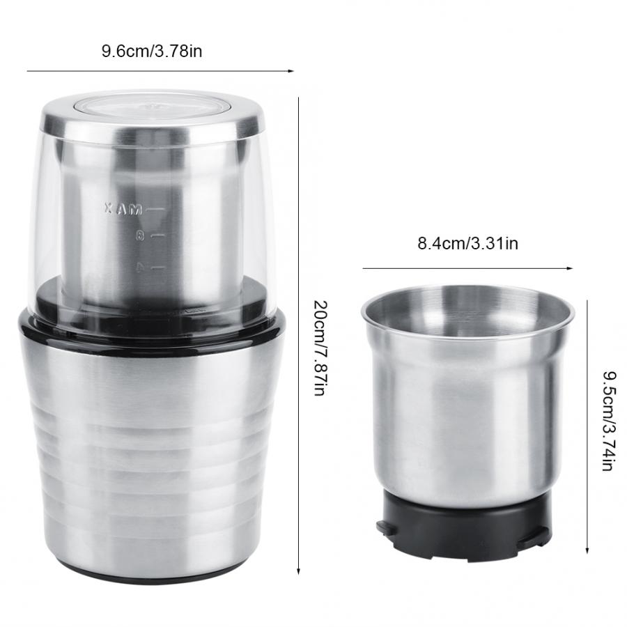 Grain Grinder Household Multipurpose Electric Coffee Bean Grinder Mill Grinding Tool EU Plug 220V-240V moedor de cafe