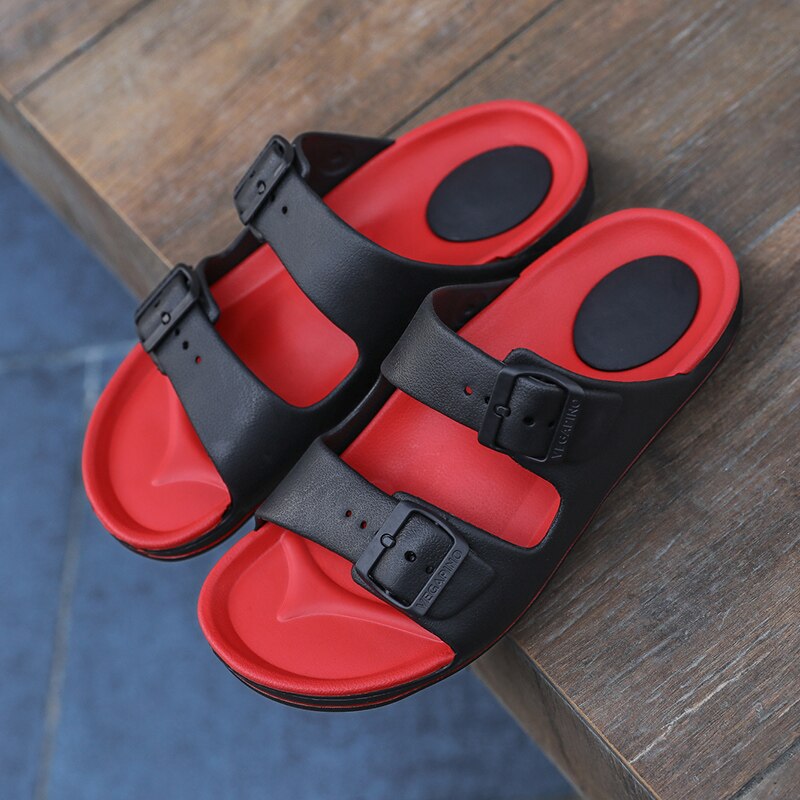 Summer men Beach Slippers Jelly Shoes Men Eva Beach Sandals Outdoor Men Casual Shoes Walking Beach Flip Flops Zapatos