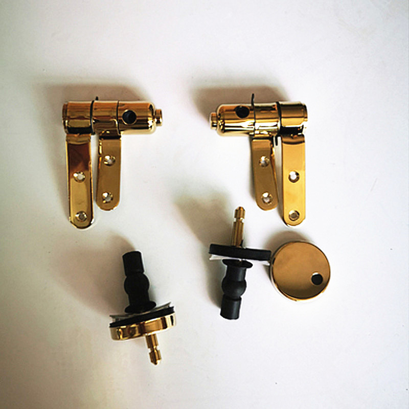 Toilet seats stainless steel slow quick release hinge,Toilet seats lid solid wood resin gold silver hinge fittings,J20002