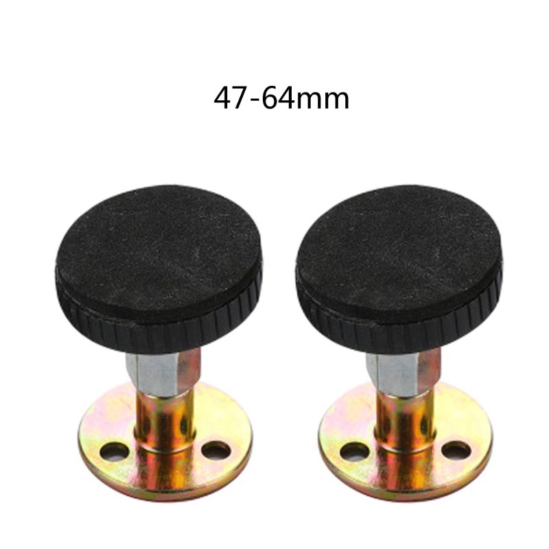 2Pcs Bed Stabilizer Furniture Fixed Bracket Adjustable Wall Stabilizer Hardware E7CB