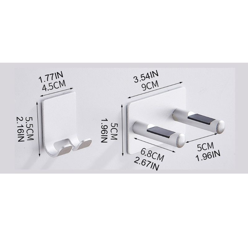 Roestvrij Metal Wall Mount Bracket Waterdicht Punch-Gratis Opslag Haak Hanger Voor Dyson Föhn Power Kabel Houder Organizer