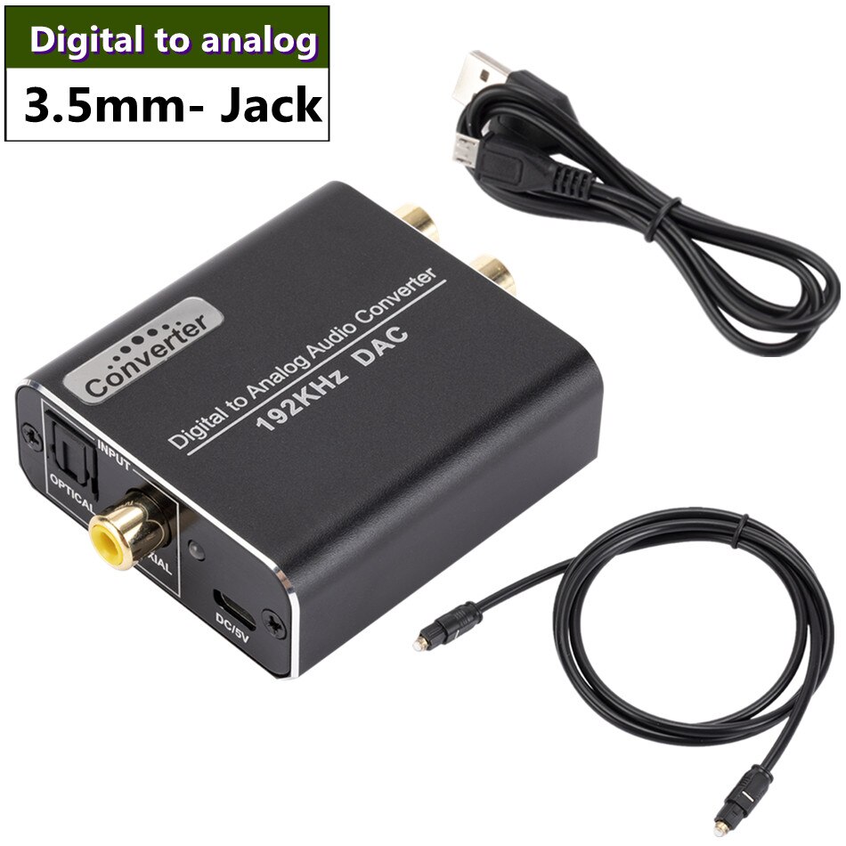 Cw Decoder Jacks Wvvmvv 3.5Mm Jack Coaxiale Optische Vezel Digitaal... – Grandado