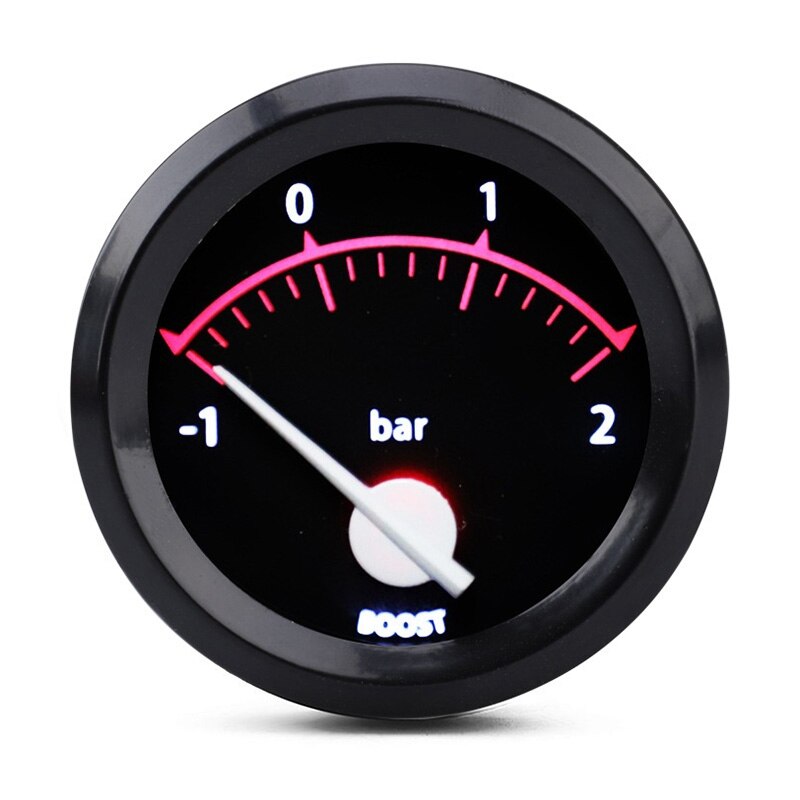 2Inch Digital & Pointer LED Car Turbo Boost Meter Bar Pressure Gauge Universal Car Accessories