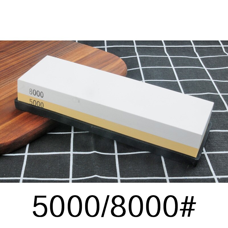 2-IN-1 240 600 1000 3000 grit Knife Sharpener Whetstone Sharpening Stones grinding stone water stone kitchen Tool: 5000 8000 grit