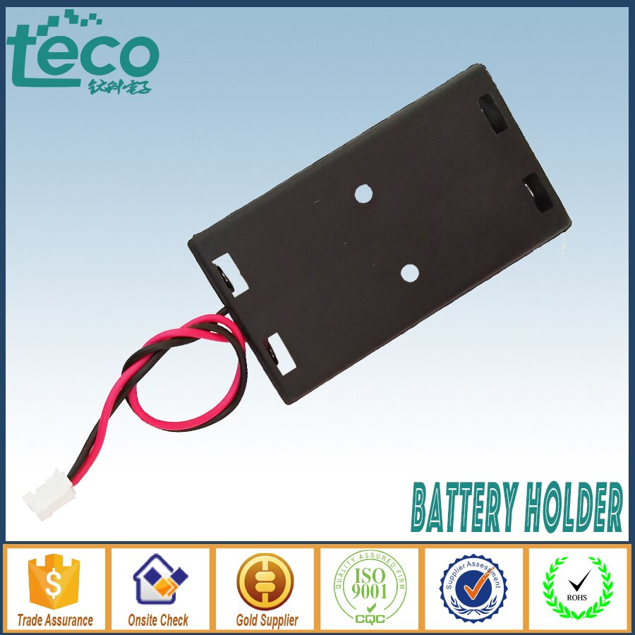 5PCS/lot 2 AA Battery Holder 1.5V Parallel with 100mm JST 2.0 Connector Battery Storage Box TBH-2A-2A-WP-C2