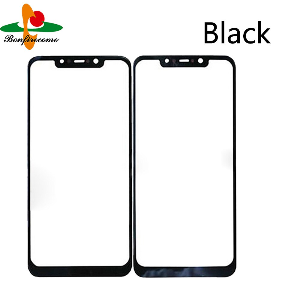 För xiaomi pocophone  f1\  poco  f1\m1805 e 10a lcd front pekskärm glas ytterlins byte