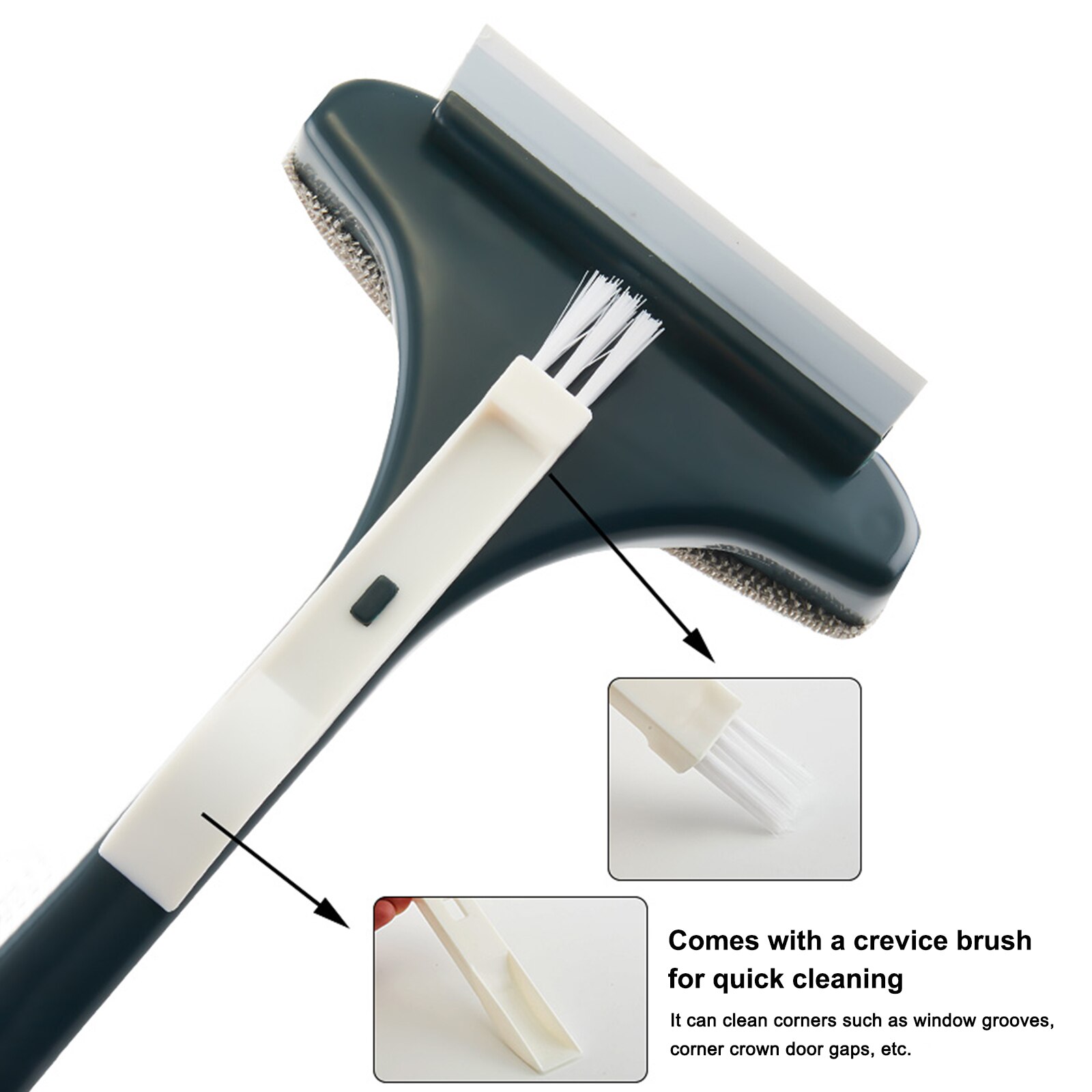 With Grooves Cleaning Brush Carpet Sofa Home Care PP Multi-Function No Dead Ends Multi-color Double Sided Dust Broom