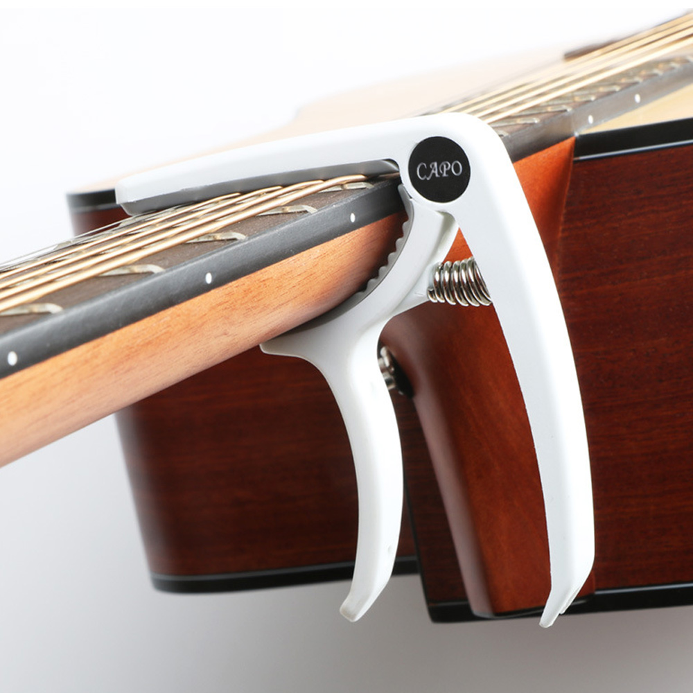 Plastic Gitaar Capo Voor 6 Snarige Akoestische Elektrische Gitaar Capotraste Ukulele Tuning Klem