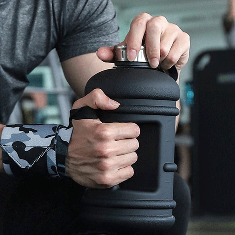 2.2l stora vattenflaskor klara dricksflaskor gym sportflaskor kopp proteinshaker utomhus bärbar kallvatten tumlare
