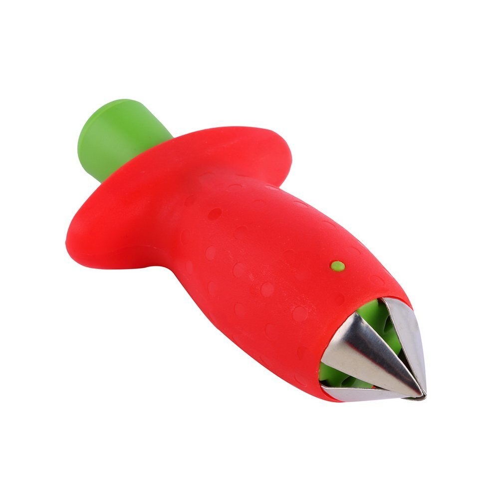 Novelty Kitchenware Strawberry Tomatoes Stalks Stem Leaves Huller Remover Fruit Corer Kitchen DIY Tool
