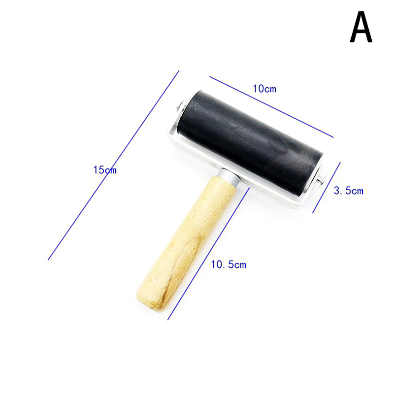 Rubber Roller Brayer Ink Painting Printmaking Roller Art Craft Projects Ink Stamping Tool Paint Roller: WHITE