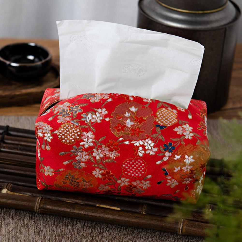 Tissue Pouch Eco-friendly Lightweight Tissue Holder Tissue Case Towel Napkin Papers Bag for Living Room Tissue Case