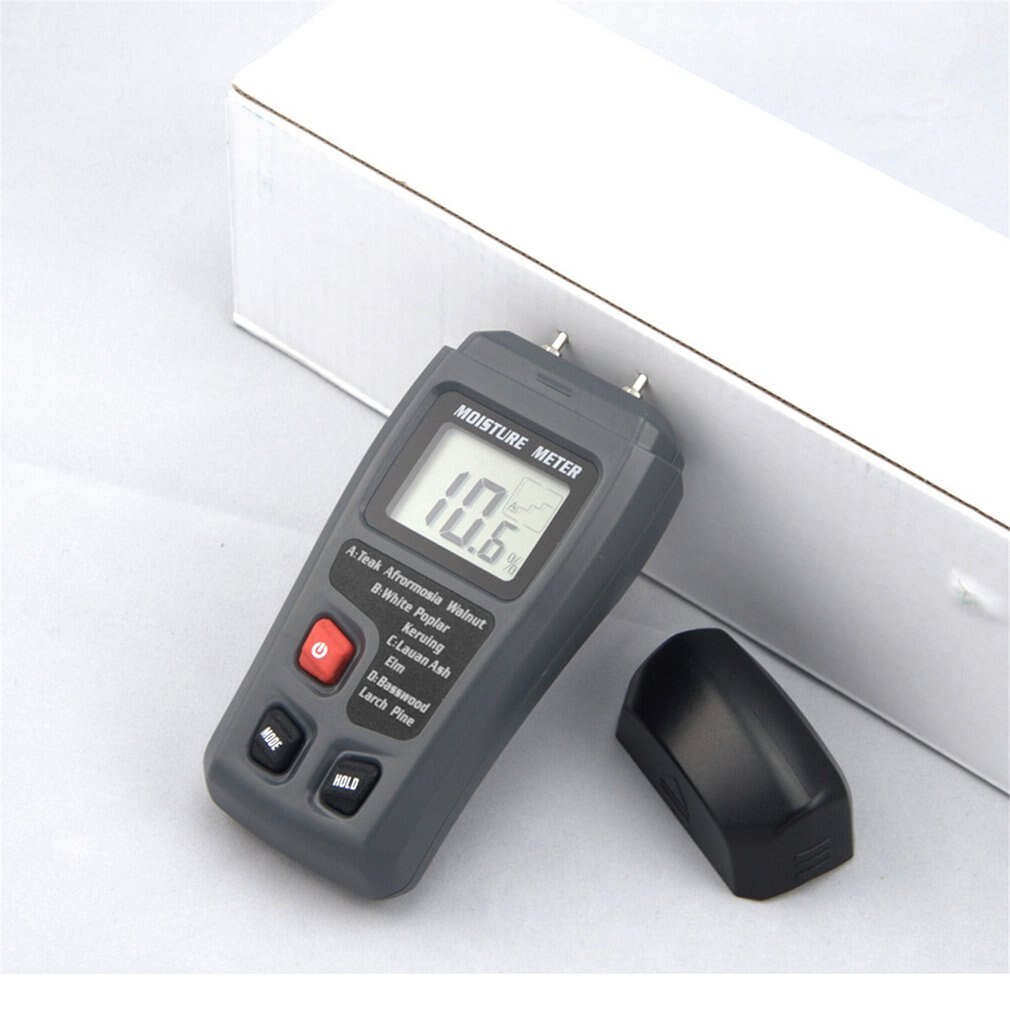 Moisture Meter Needle Wood Moisture Tester EMT01 Wood Moisture Analyzer Wood Moisture Meter LCD Humidity Tester