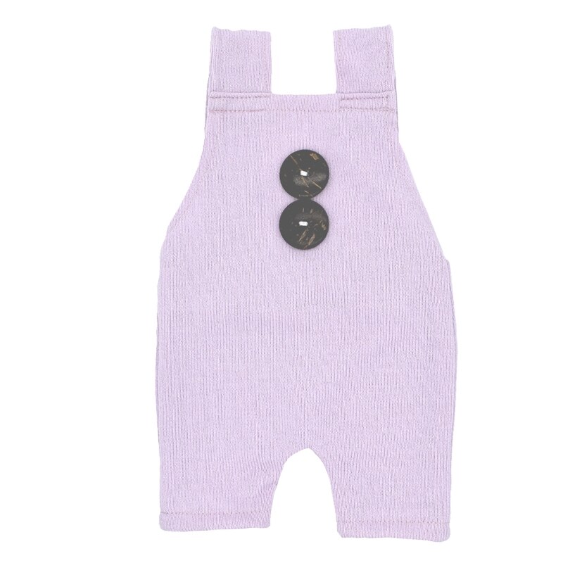 Newborn Props Boys Girls Costume Infant Buttons Romper Baby Photography Outfit 85WA