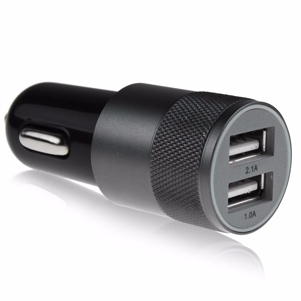Mini Dual USB Twin Port 12V Universal In Car Lighter Socket Charger Adapter plug Car Charge For iPad Pad Phone