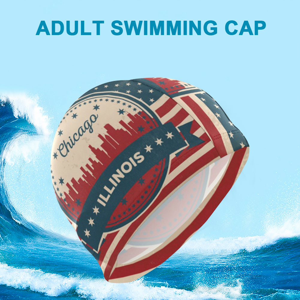 Cuffie da nuoto per uomo donna protezione elastica per le orecchie cappello da piscina per capelli lunghi cuffia da bagno estensibile copricapo