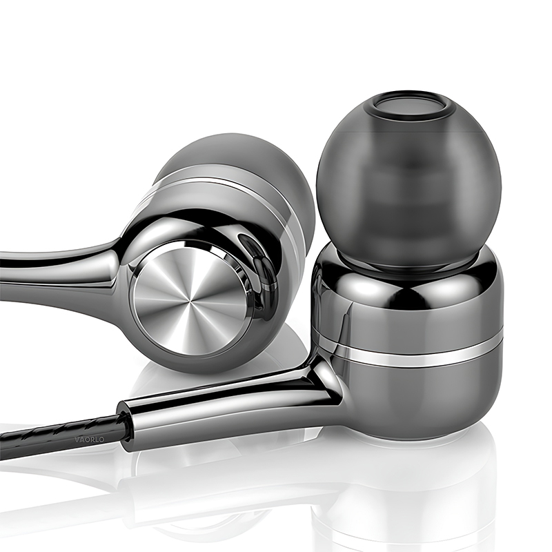 3.5mm kablede hodetelefoner i øret headset kablede øretelefoner med mikrofon bass hifi stereo ørepropper sport musikk spilling for telefoner pc