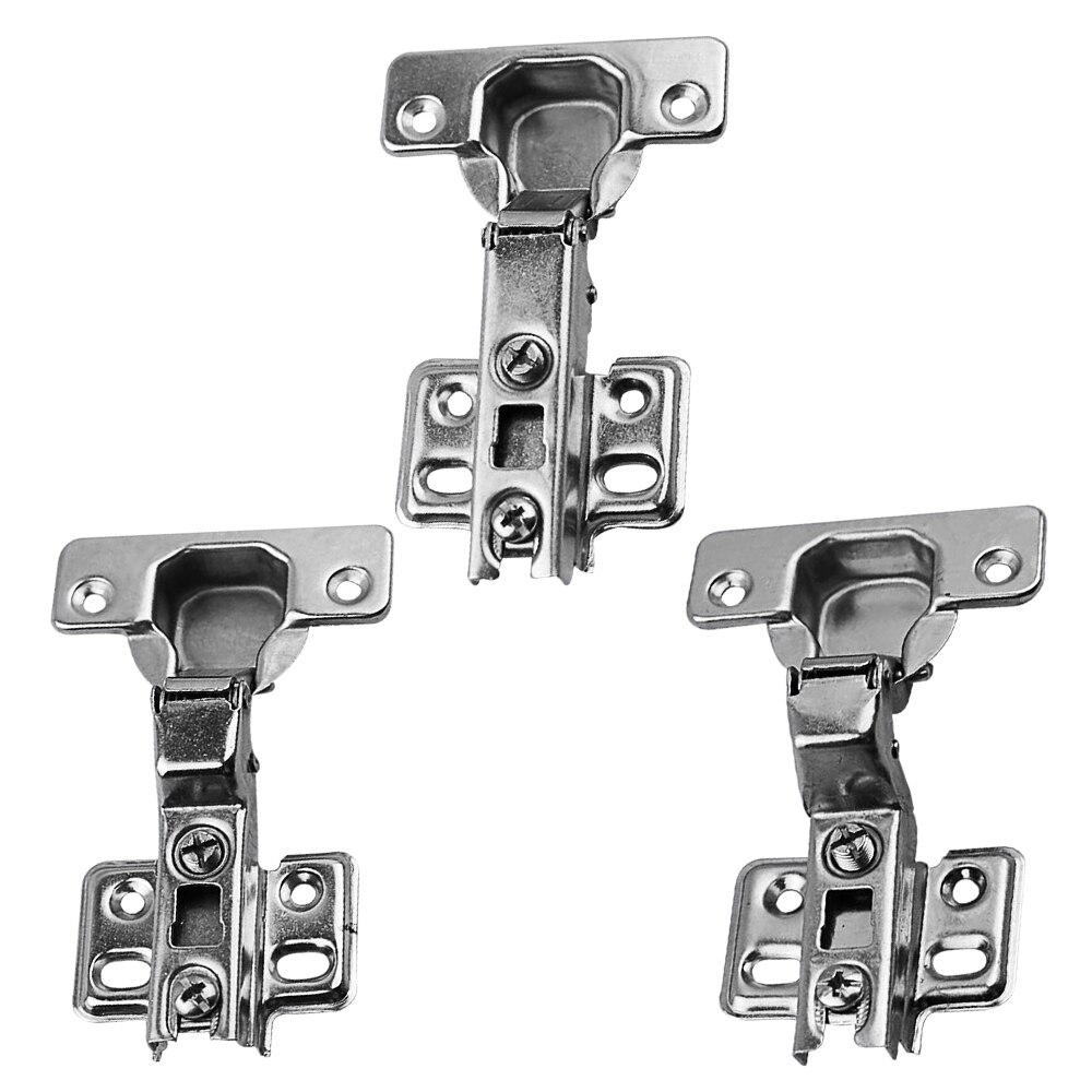 De acero inoxidable bisagra de acero para armario puerta bisagras hidráulicas amortiguador Cierre Suave para armario de muebles accesorios de Hardware