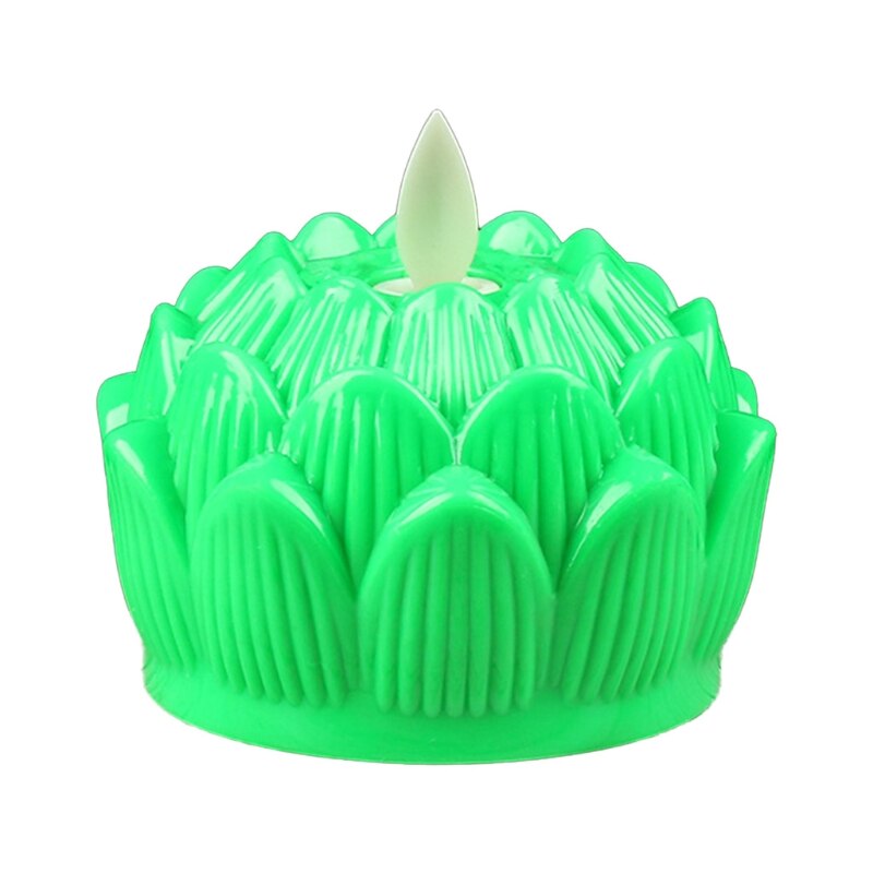 2022 Lotus Light Asian Table Desk Altar Lotus Lamp Light Traditions Decoration