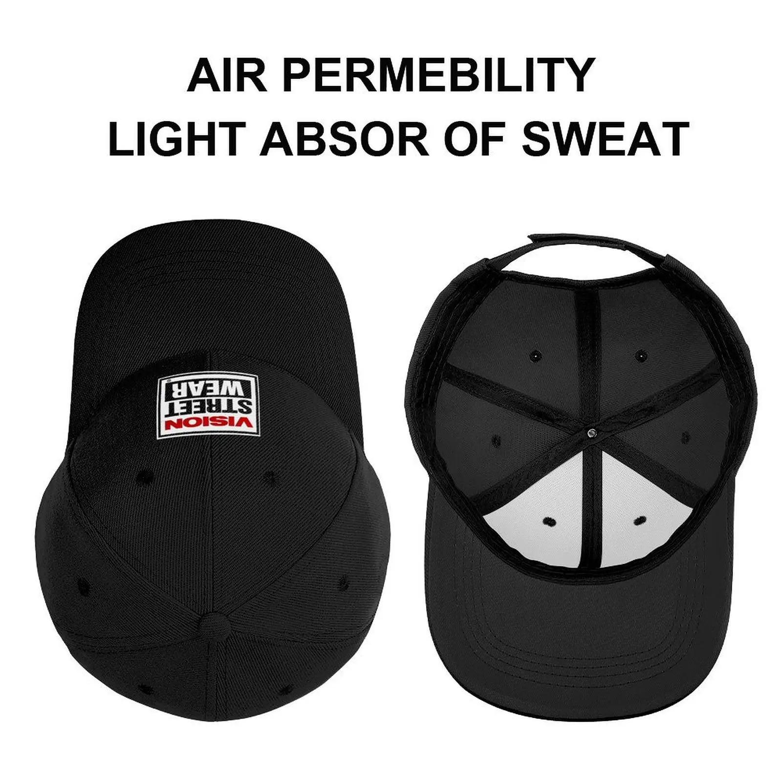 Vision skateboard, vision street wear baseballkasket i hat hat luksusmærke mærke mand kasket festhat mænd kvinder