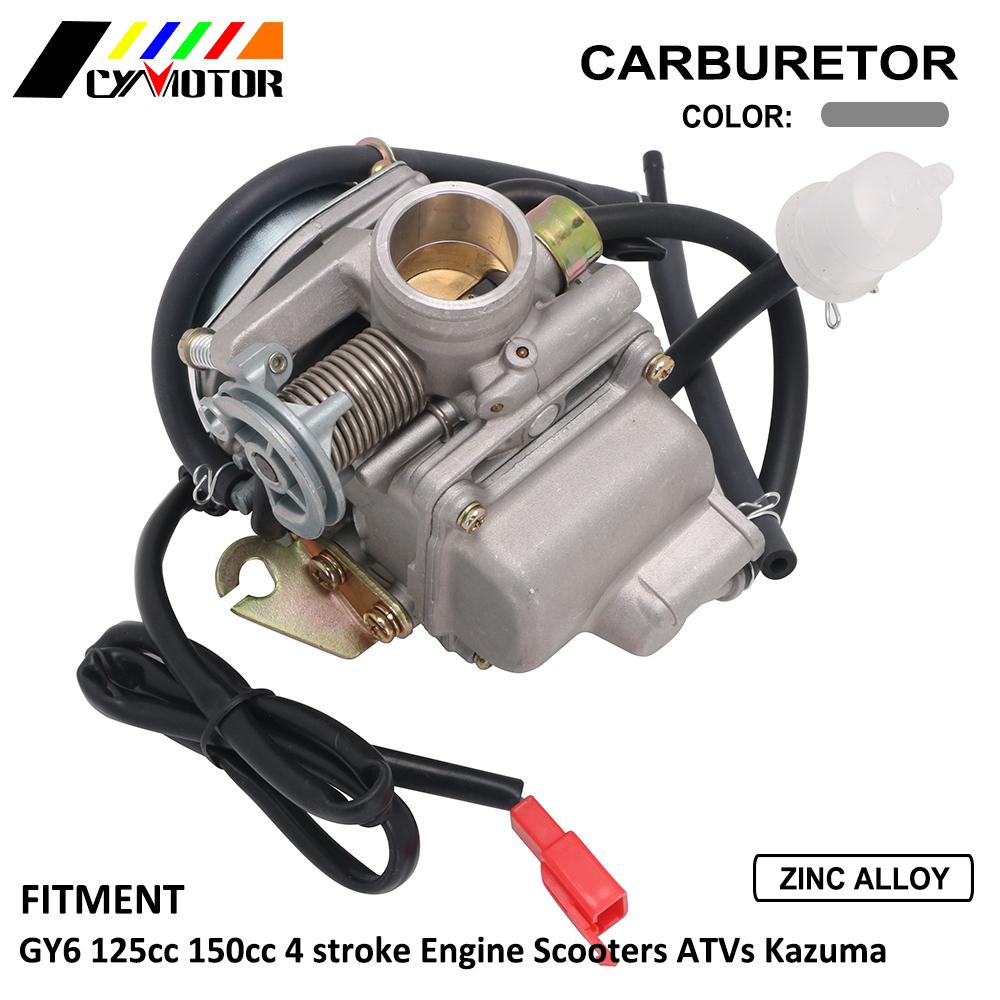 Universal Carburador 24mm 4T For Yamaha GY6 125cc 150cc Scooter Moped PD24J CVK Carburetor CARB Scooters ATVS Kazuma