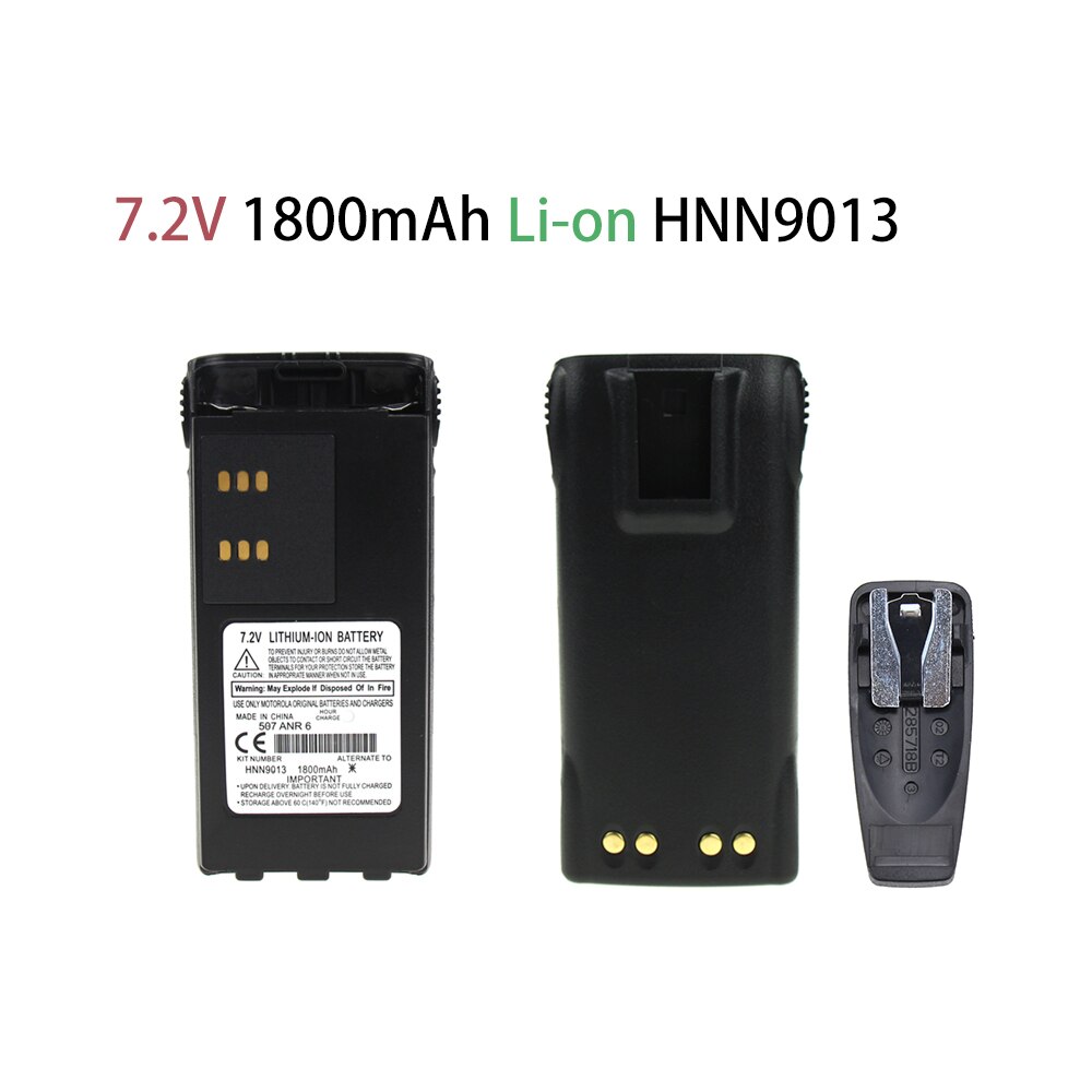 1800mAh Li-on Batteria di Ricambio per Motorola Radio HT750 HT1250 GP320 GP328 GP338 HNN9008 HNN9008A HNN9008AR HNN9008H HNN9009