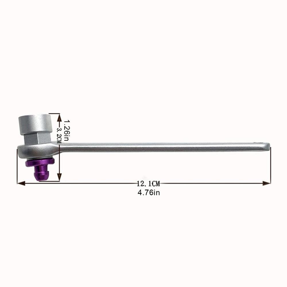 1 Pcs Brake Oil Drain Tool 11Mm Brake Fluid Drain Wrench Single Hex Braking System Hydraulic Clutch System