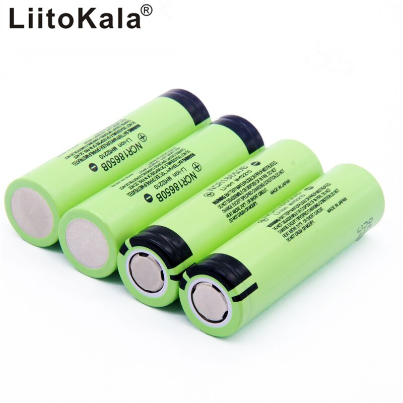 Liitokala NCR18650B 100% Original 3.7v 3400mah 18650 Rechargeable Lithium Battery For Flashlight Batteries