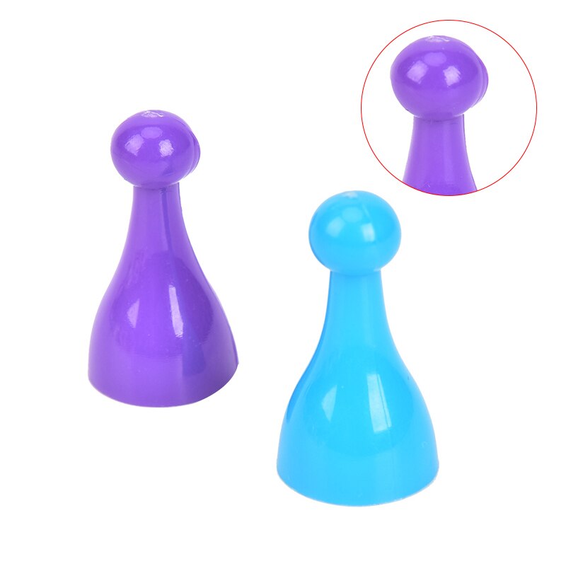 25*13mm humanoid chess 10Pcs/bag Plastic Chess Pawn Pieces Board Card Game Halma Parts Accessories Checkers Game Plastic Pieces
