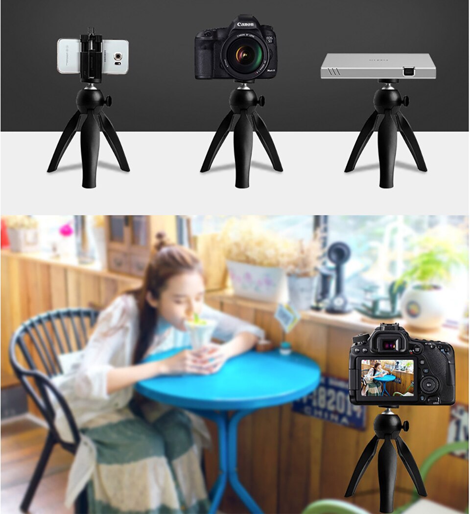 TD90 TD60 Projector Beugel Mini Tafelblad Statief 1/4 "Mount Schroef Draagbare YG300 P62 W18 Dlp Projector Desk Statief Houder stand