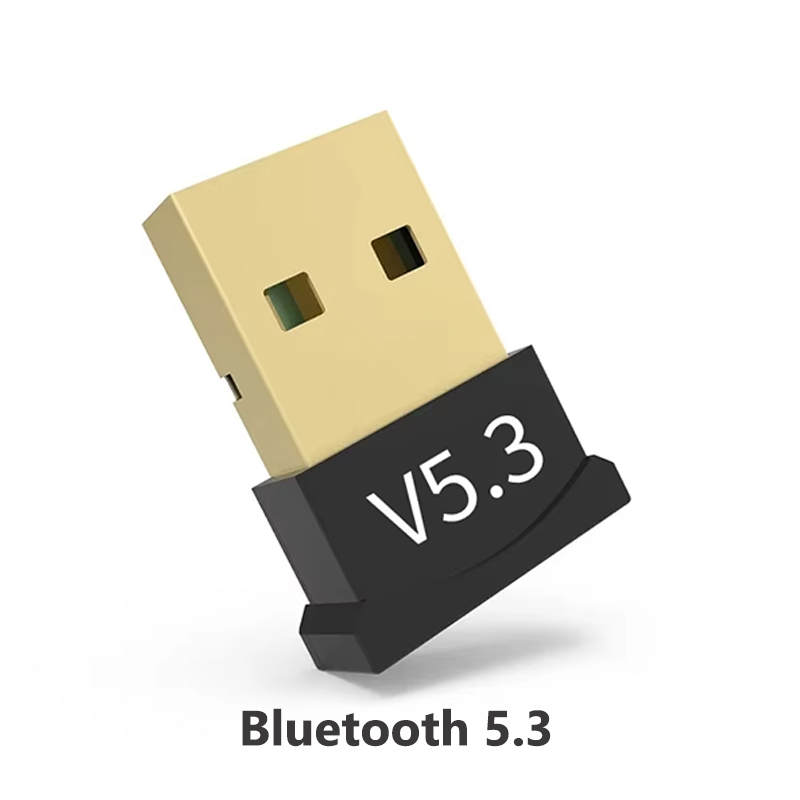 Adattatore USB Bluetooth 6.0 Ricevitore e trasmettitore Bluetooth Dongle USB 5.4 per tastiera/mouse/auricolare/altoparlante/stampante Bluetooth: Argento