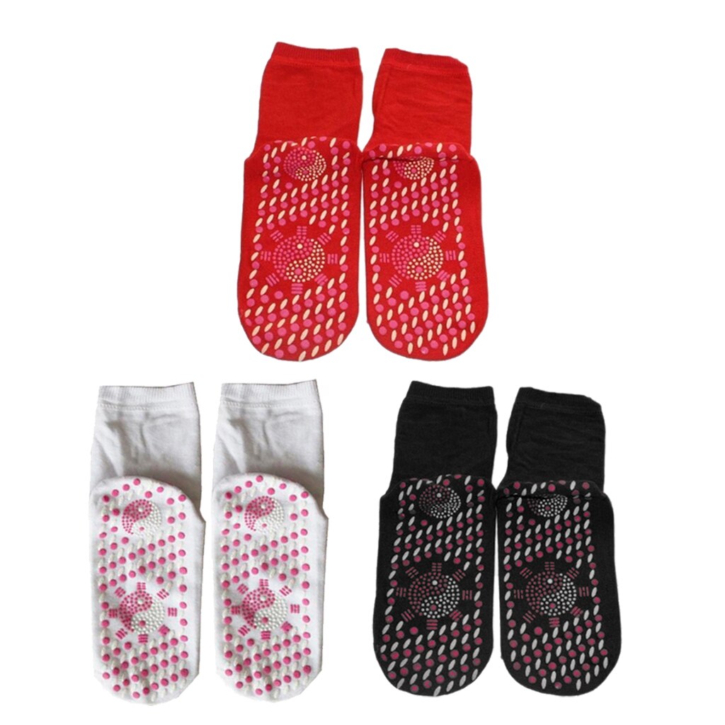 Magnetiske sokker selvopvarmende terapi varme turmalin sokker smertelindring