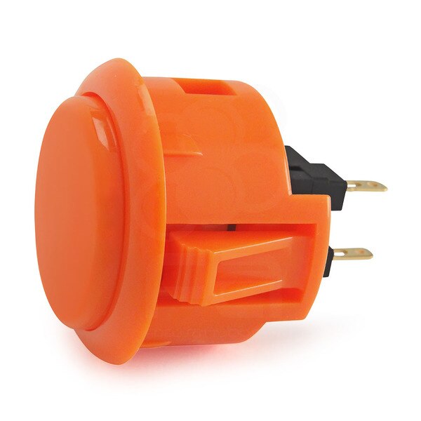 Botón yinglucky sanwa, obsf-30 de obsc-24, botón arcade de 24mm, 30mm para la máquina de juego Raspberry Pi: orange