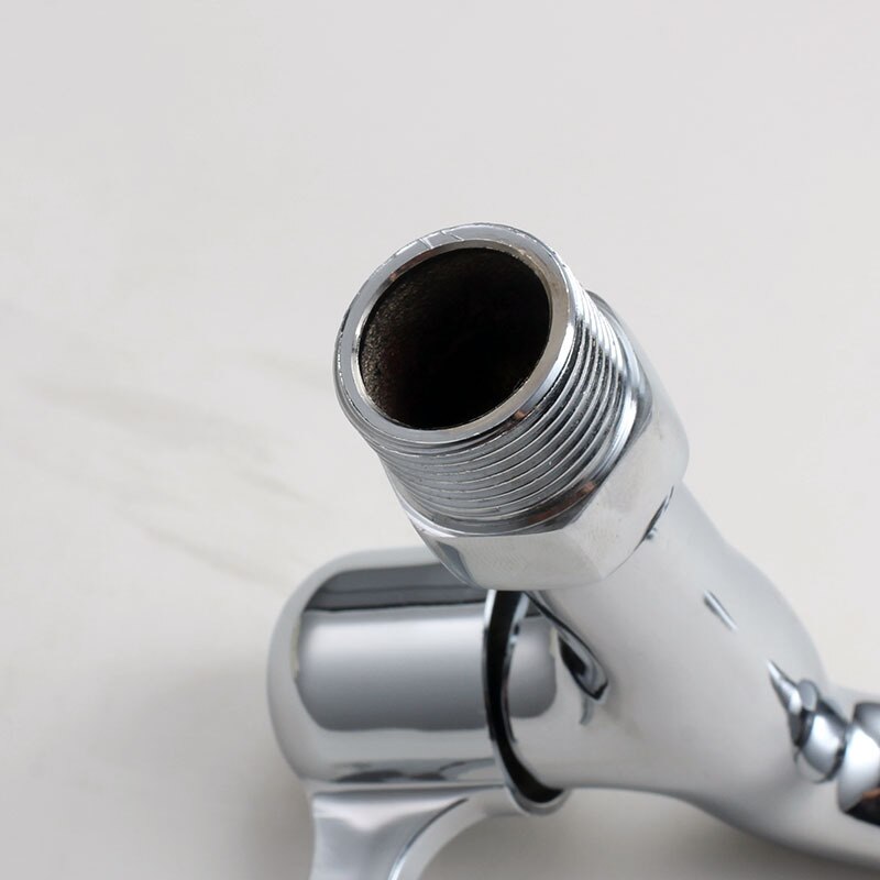 3/4' Brass Wall Mount Bathroom Washing Machine Faucet Laundry Sink Water Taps Toilet Cold Bibcock