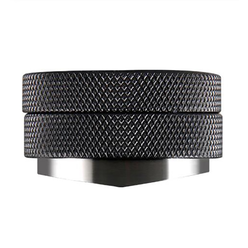 58.35mm Coffee Tamper Stainless Steel Convex Base Adjustable Griphandle Barista Espresso Tamper Palm Pressure Coffeeware: Default Title