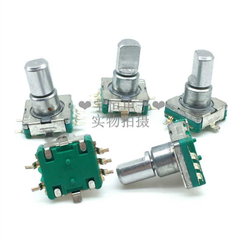 EC11 – Patch encodeur de voiture, Navigation, DVD, commutateur de Volume, 30 Points avec interrupteur, demi-arbre 13MM, 1 pièce