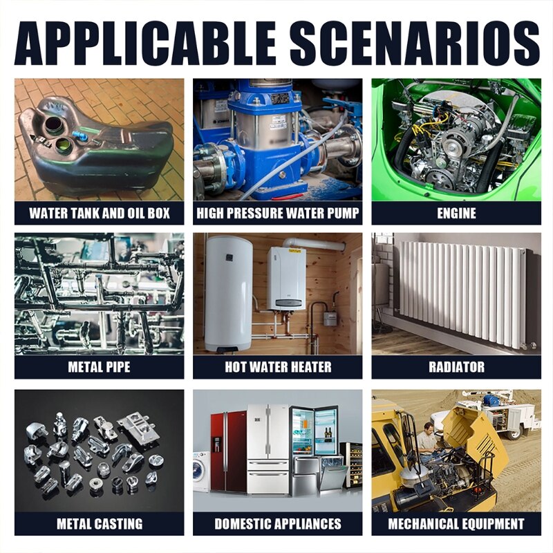 Dual Powerful Metal Repairing Glue Structural Adhesive Industrial Heat Resistance Cold Weld Metal Repair Paste Acrylic