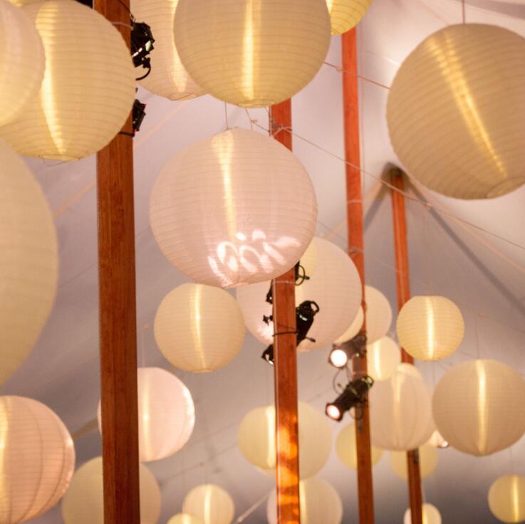 20 pcs 6"-12" Paper Lanterns Assort with Size Beige Chinese Paper Lanterns lampion for Wedding Christmas Event Party
