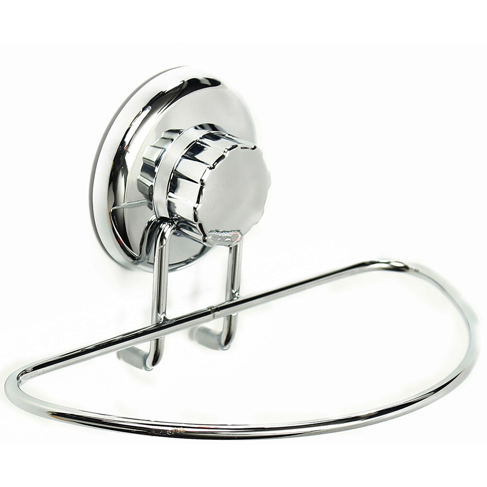 Wandmontage Keuken Rvs Zuignap No-Boren Houder Badkamer Chrome Handdoek Ring Accessoire Hardware: Default Title