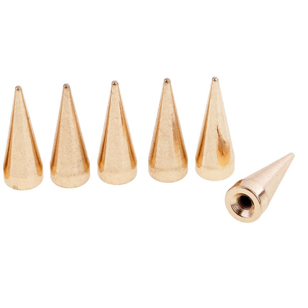 10pcs Cone Punk Rivet Metal Stud Spots Spike Screwback Leathercraft DIY