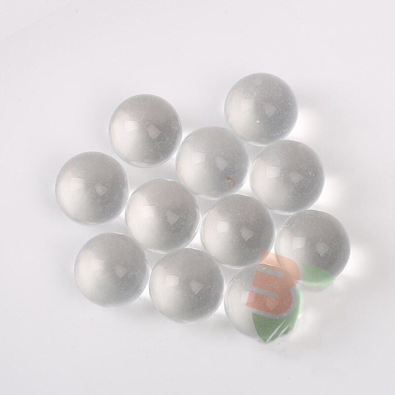 22Mm Glazen Knikkers Ballen Flipperkast Charms Clear Thuis Aquarium Decoratie Vaas Aquarium Speelgoed Voor Kids 10Pcs: Clear