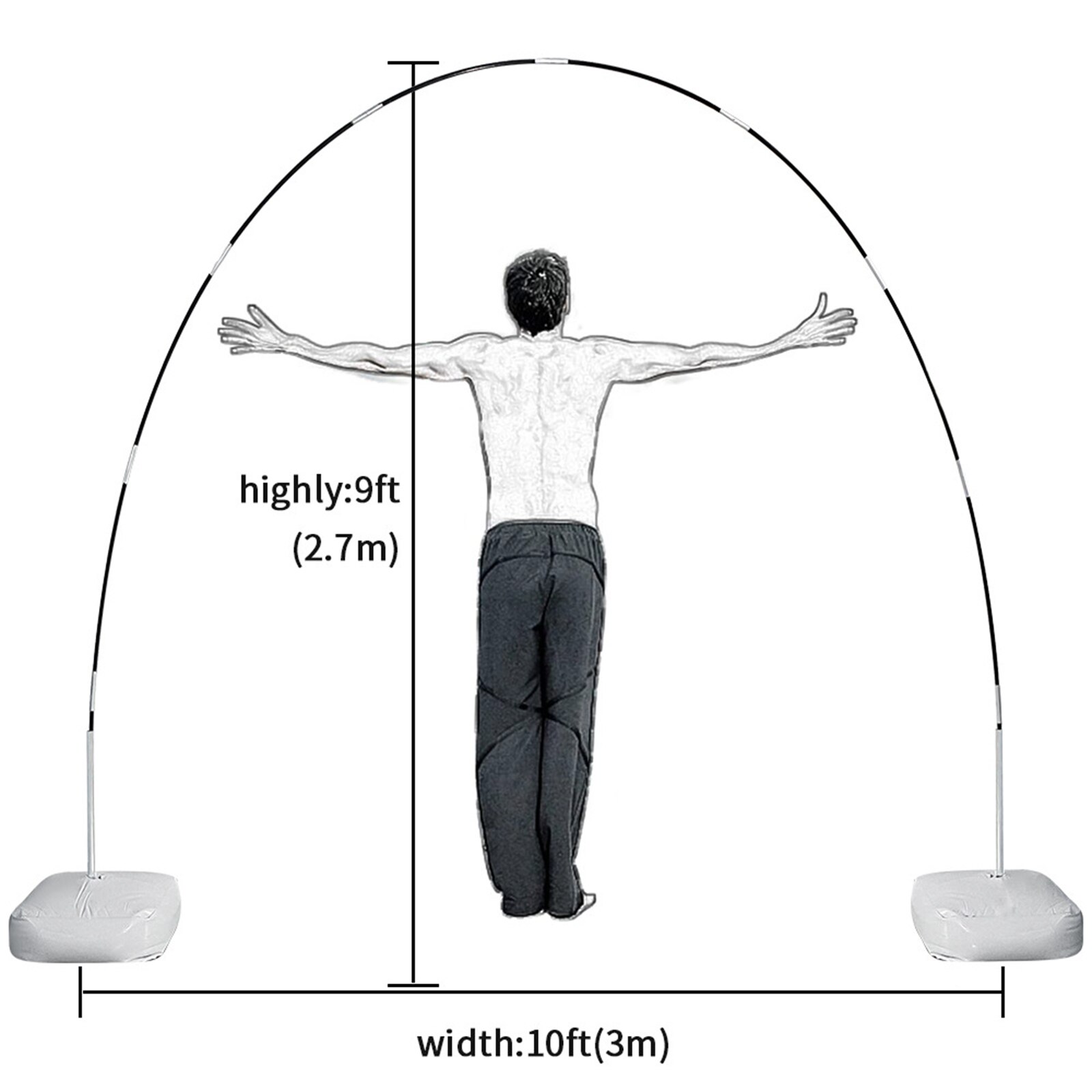 Ballon Boog Kit Vloer Kolom Frame Krans Familie Bijeenkomsten Verjaardag Bruiloft Decoratie Ballon Frame Boog Kit