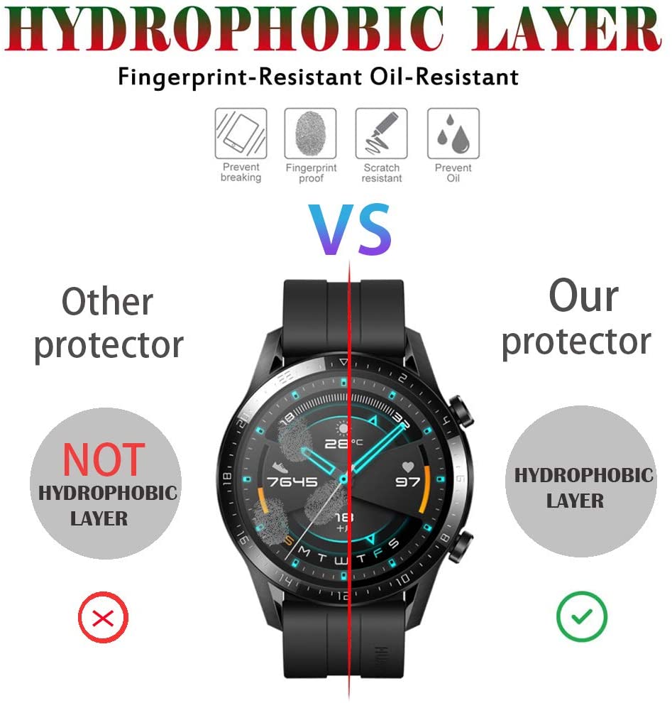 AWINNER 9H szkło hartowane Premium do zegarka Huawei Gt GT 2 46mm Smartwatch ochraniacz ekranu przeciwwybuchowe akcesoria filmowe