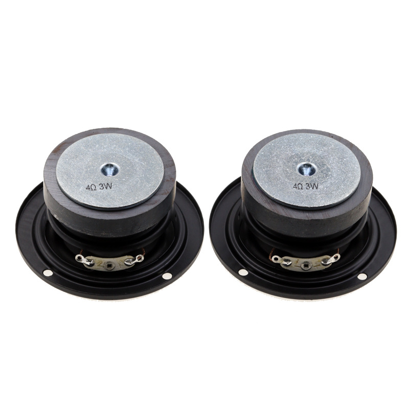 2Pcs 2 Inch Full Range Speaker 4 Ohm 3W Bluetooth Speaker 52MM Bass Speaker For Multimedia Home Audio