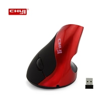 Chyi 5d 1600 dpi vertikale kabellose maus, ergonomische handgelenkschonende maus, wiederaufladbare maus für pc und laptop, für ein gesundes leben