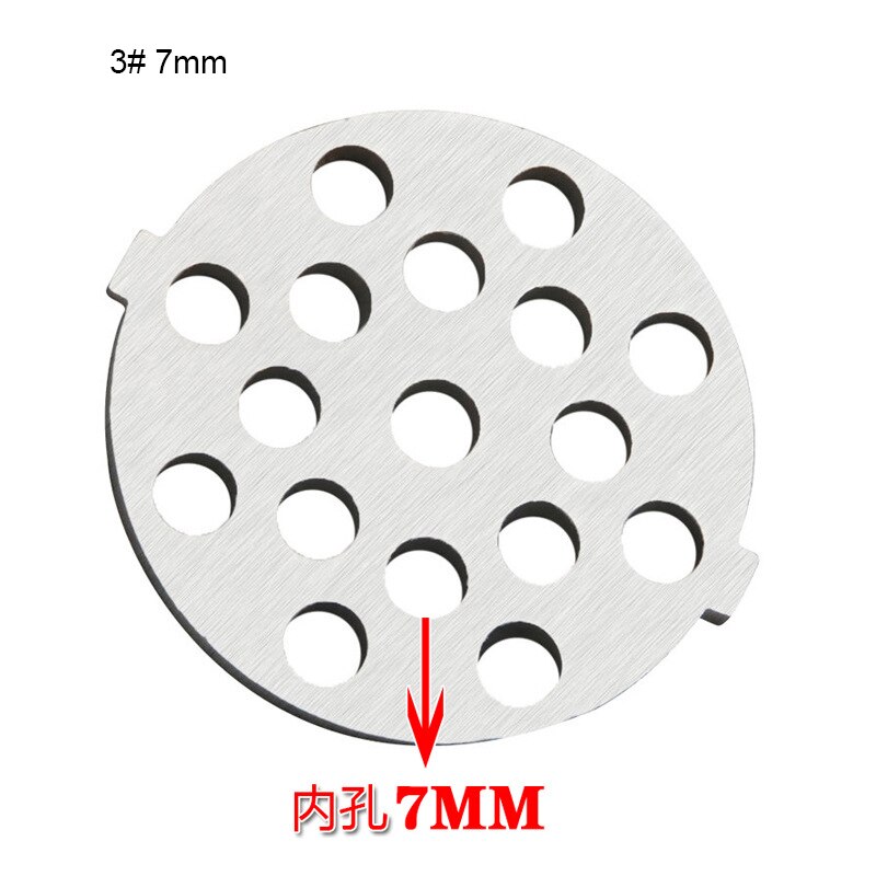 Rustfritt stål kjøttkvern hullplate for 55mm diameter kjøttkvern plate nett kniv kjøttkvern deler