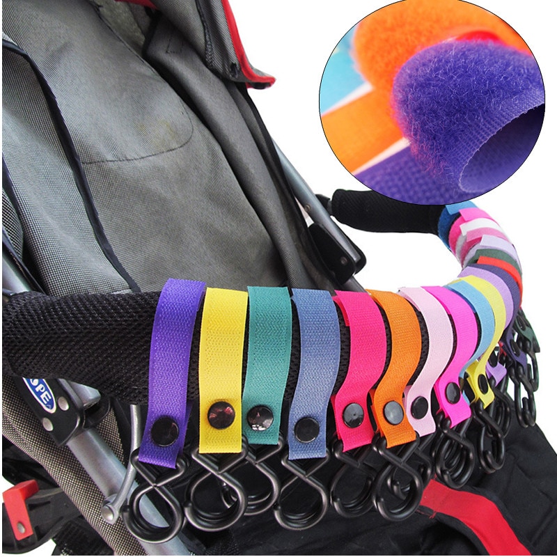 Baby Stroller Accessories Strong Infant Pushchair Hook Strap Hanger Newborn Carriage Trolley Handrail Hooks