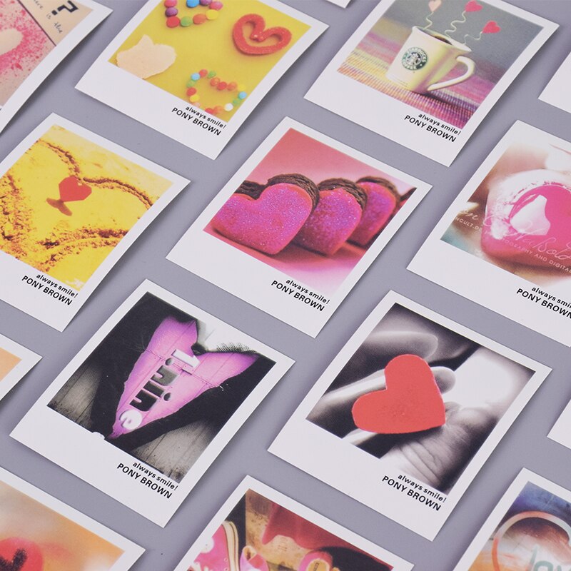 40 pcs/lot Loving Heart Mini Lomo Card Greeting Card Postcard Birthday Letter Envelope Card Set Kawaii Stationery Papeleria